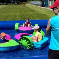 Bazén a 3 ruční lodičky AQUAPADDLER